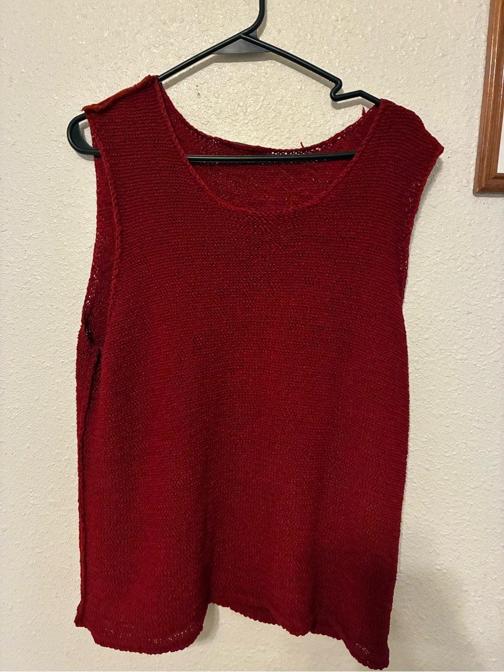 Coldwater Creek Red Knit Tank